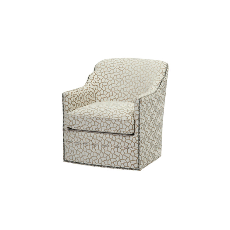 Kylie swivel store barrel chair